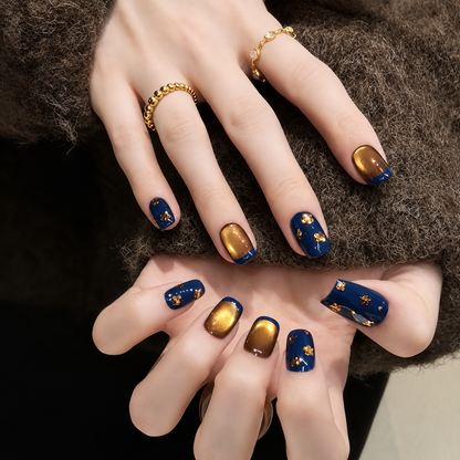 Vintage French Cat Eye Press-On Nails