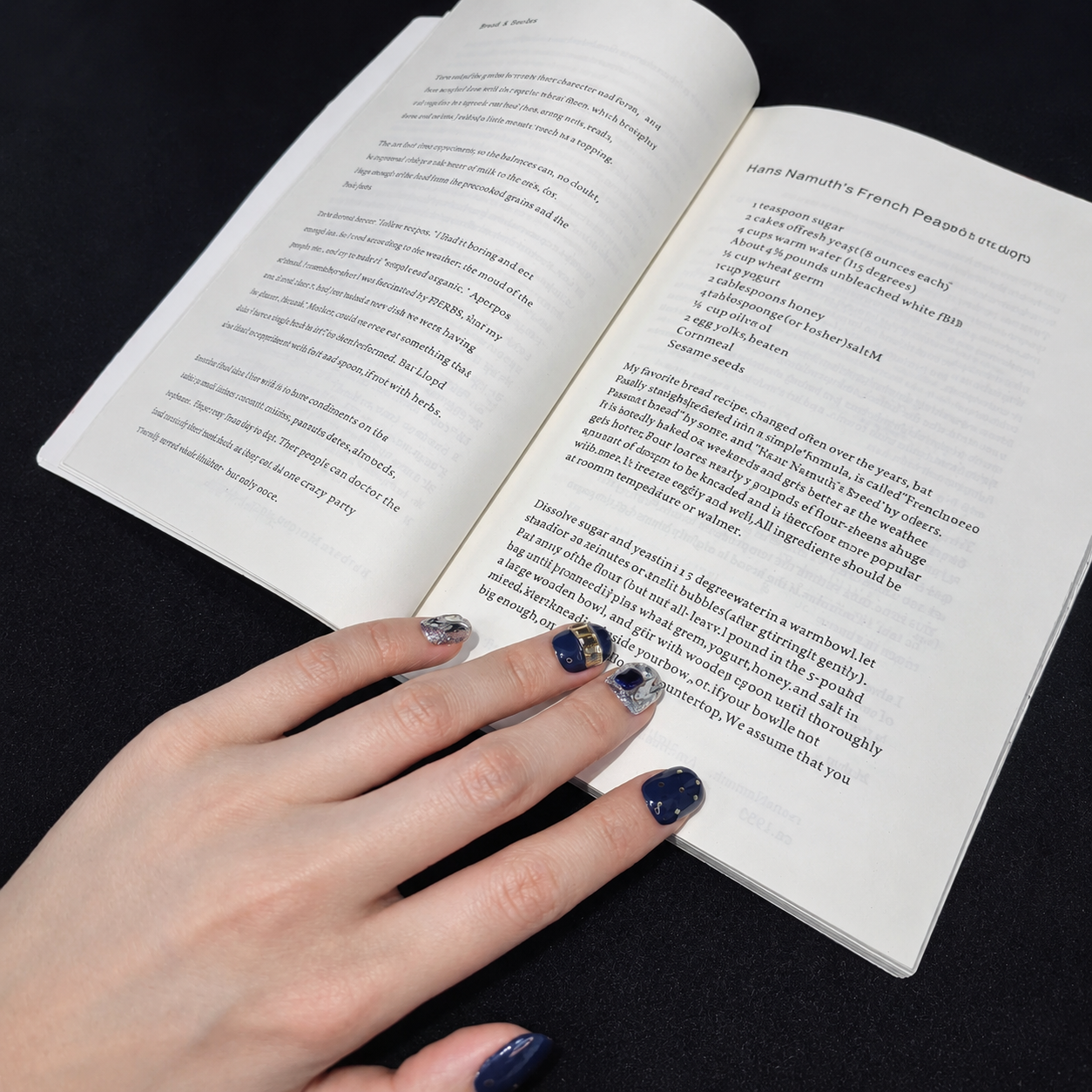 Deep Sea Star Navy Press-On Nails product image